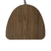 Space Saver Triangle Table in Satin Walnut - Furniture House (VA)