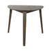 Space Saver Triangle Table in Satin Walnut - Furniture House (VA)