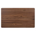 Space Saver Rectangular Leg Table in Satin Walnut - Furniture House (VA)