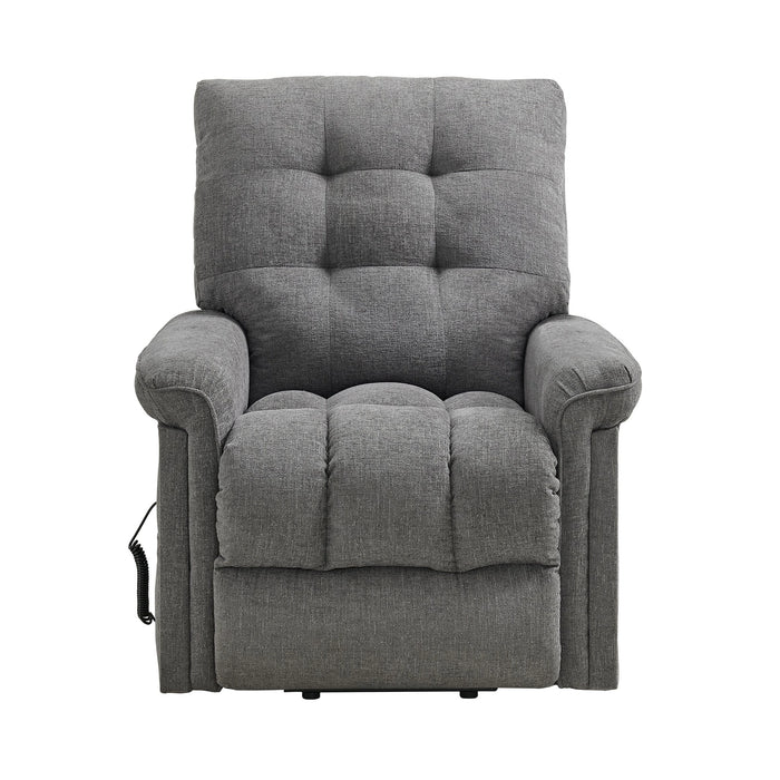 Pecos Power Motion Lift Chair in 15337-2 Ribbit Charcoal