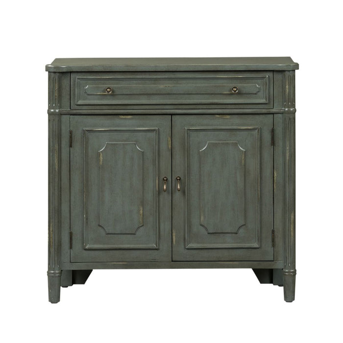 Liberty Furniture Madison Park 1 Drawer 2 Door Accent Cabinet in Gray image