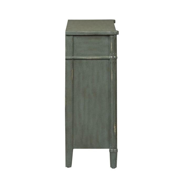 Liberty Furniture Madison Park 1 Drawer 2 Door Accent Cabinet in Gray