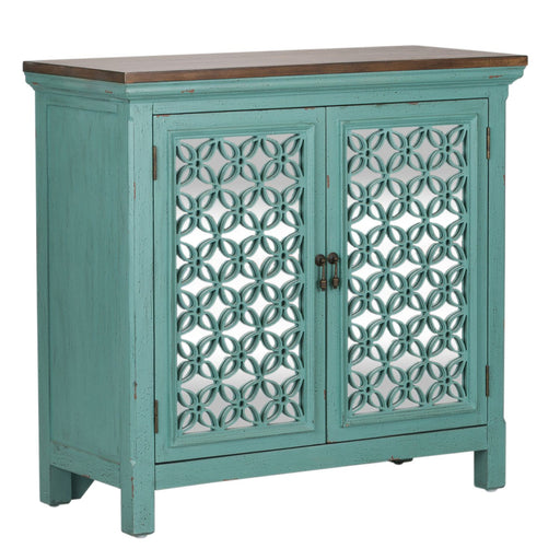 Kensington 2 Door Accent Cabinet in Turquoise - Furniture House (VA)