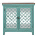 Kensington 2 Door Accent Cabinet in Turquoise - Furniture House (VA)