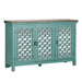Kensington 3 Door Accent Cabinet in Turquoise - Furniture House (VA)
