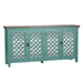 Kensington 4 Door Accent Cabinet in Turquoise - Furniture House (VA)