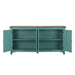 Kensington 4 Door Accent Cabinet in Turquoise - Furniture House (VA)