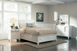 Sandy Beach 4 & 5 Piece Storage Bedroom Set with Sleigh Headboard E.King, Queen, & Cal.King - Furniture House (VA)