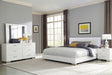 Felicity 4-piece California King Bedroom Set with LED Headboard Glossy White - Furniture House (VA)