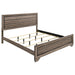 Kauffman California King, E.king, & Queen Panel Bed Washed Taupe - Furniture House (VA)