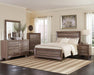 Kauffman Bedroom Set with High Straight Headboard - Furniture House (VA)