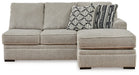 Calnita Sectional with Chaise - Furniture House (VA)