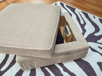 Calnita Ottoman With Storage - Furniture House (VA)
