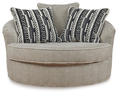 Calnita Oversized Swivel Accent Chair - Furniture House (VA)