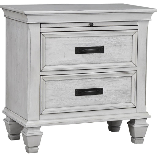 Franco 2-drawer Nightstand Antique White - Furniture House (VA)