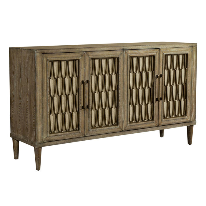 Devonshire 4 Door Accent Cabinet in Driftwood - Furniture House (VA)