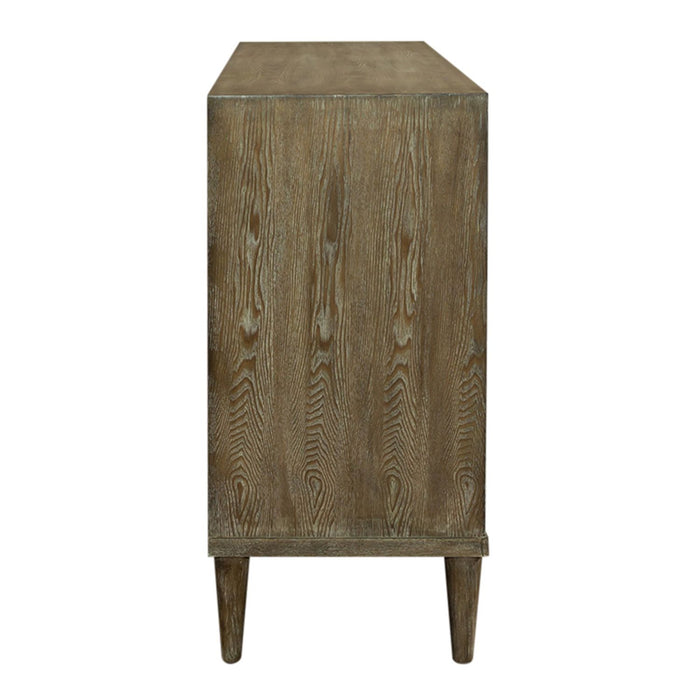 Devonshire 4 Door Accent Cabinet in Driftwood - Furniture House (VA)
