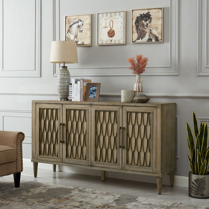 Devonshire 4 Door Accent Cabinet in Driftwood image