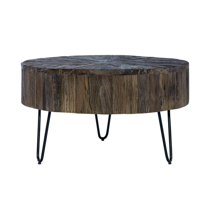 Liberty Furniture Canyon Accent Cocktail Table in Railroad Brown image