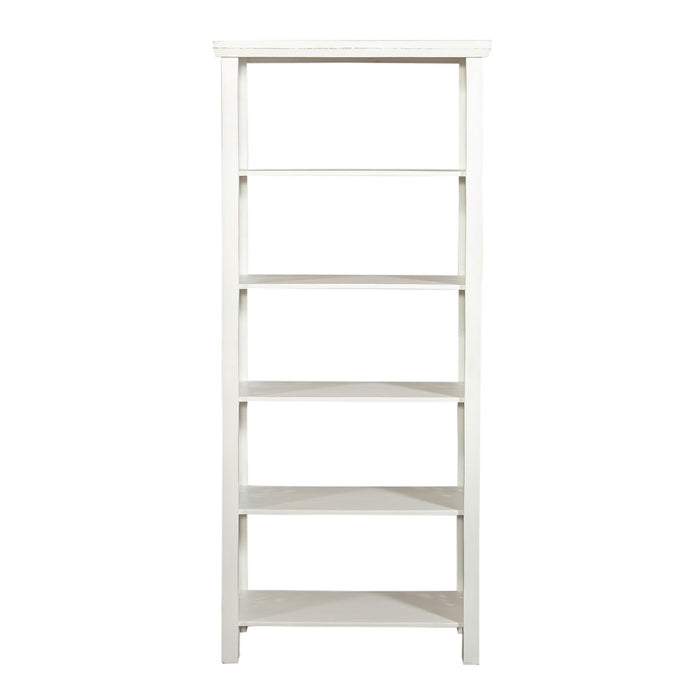 Trellis Lane Accent Bookcase in Weathered White - Furniture House (VA)