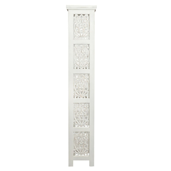 Trellis Lane Accent Bookcase in Weathered White - Furniture House (VA)