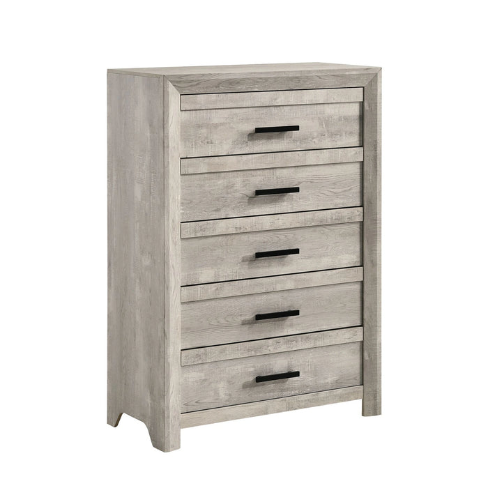 Ellen Panel Bedroom Set in White