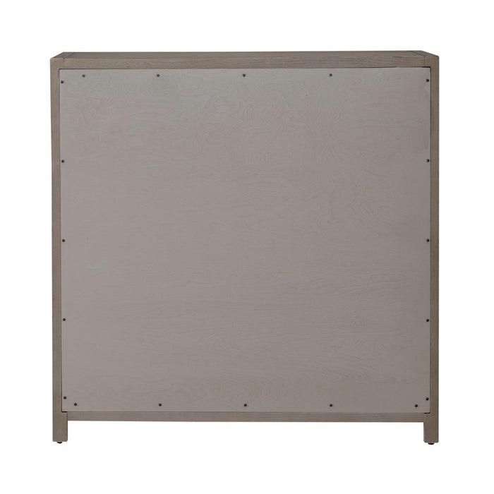 Chatfield Accent Console in Antique White with Tobacco Top EST SHIP TIME APPX 4 WEEKS - Furniture House (VA)
