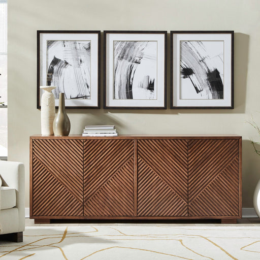 Easton 82 Inch TV Console in Coffee Bean - Furniture House (VA)