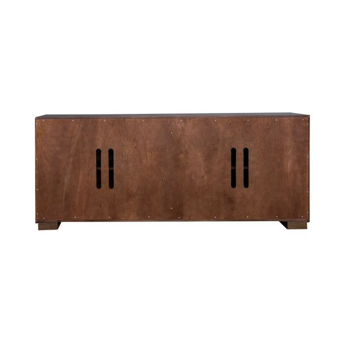 Easton 82 Inch TV Console in Coffee Bean - Furniture House (VA)