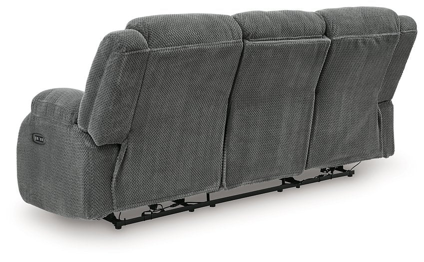Observation Power Reclining Sofa with Drop Down Table - Furniture House (VA)