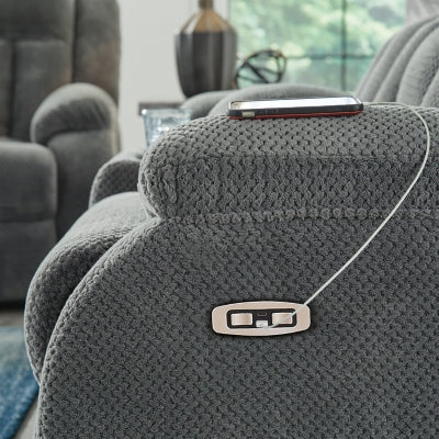Observation Power Reclining Loveseat with Console - Furniture House (VA)