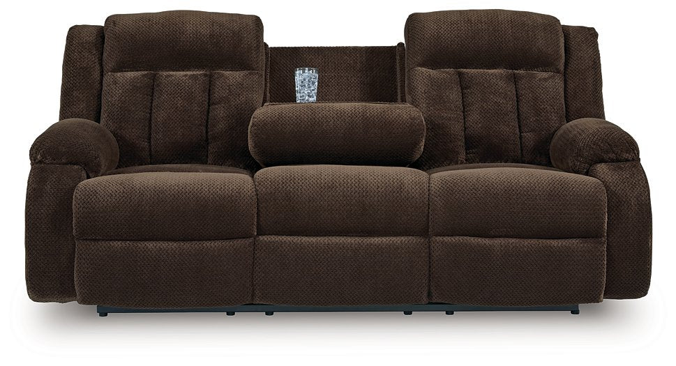 Observation Power Reclining Sofa with Drop Down Table - Furniture House (VA)