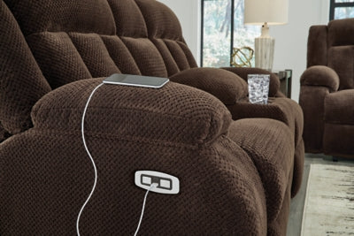 Observation Power Reclining Loveseat with Console - Furniture House (VA)