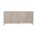 Kinsley 4 Door Accent Cabinet in Washed Taupe & Silver Champagne EST SHIP TIME APPX 4 WEEKS - Furniture House (VA)