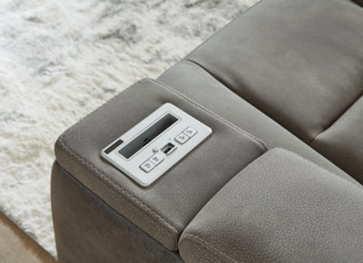 Next-Gen DuraPella Power Reclining Loveseat with Console - Furniture House (VA)