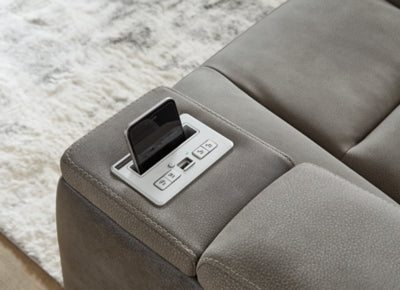Next-Gen DuraPella Power Reclining Loveseat with Console - Furniture House (VA)