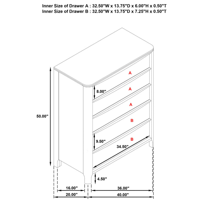 Maderia Chest of Drawers - Furniture House (VA)