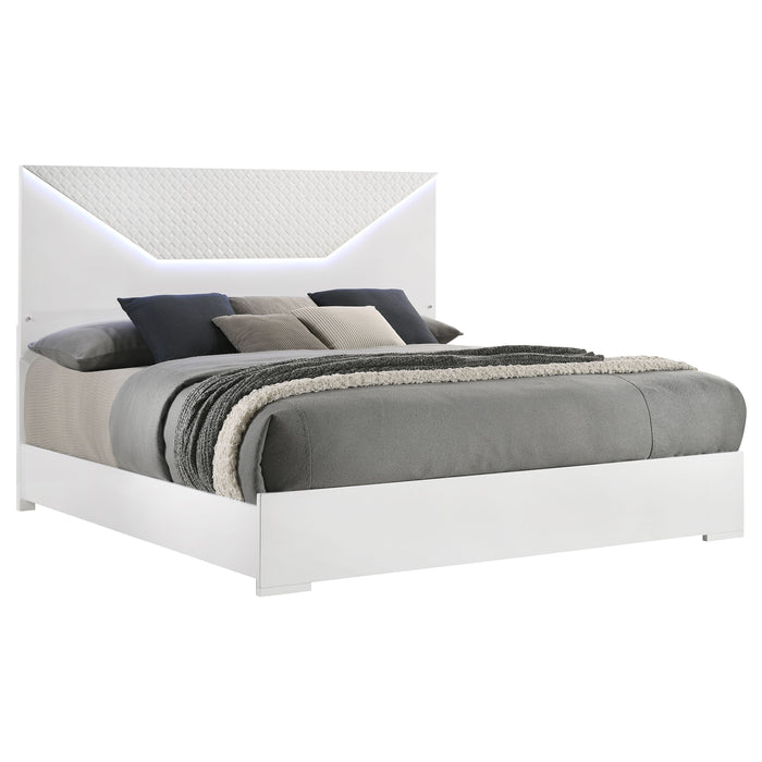 Ives Panel Bed with LED Lighting