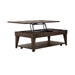 Arrowcreek Lift Top Cocktail Table in Weathered Stone - Furniture House (VA)