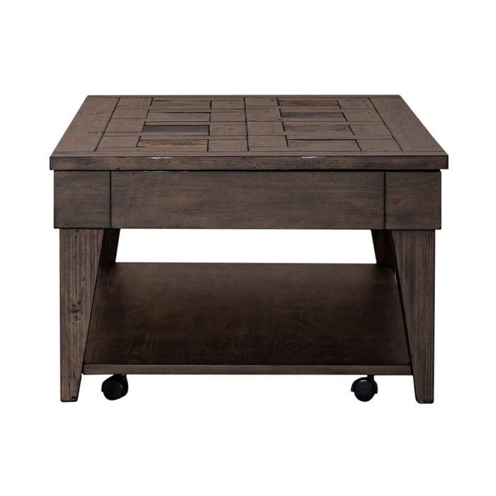Arrowcreek Lift Top Cocktail Table in Weathered Stone - Furniture House (VA)