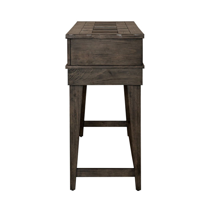 Arrowcreek Console Bar Table in Weathered Stone - Furniture House (VA)