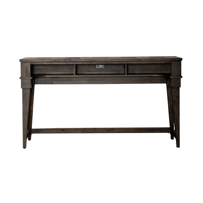 Arrowcreek Console Bar Table in Weathered Stone - Furniture House (VA)