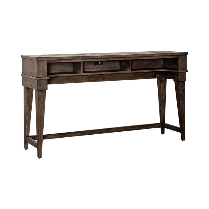 Arrowcreek Console Bar Table in Weathered Stone - Furniture House (VA)