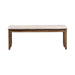 Santa Rosa II Upholstered Bench in Antique Honey - Furniture House (VA)