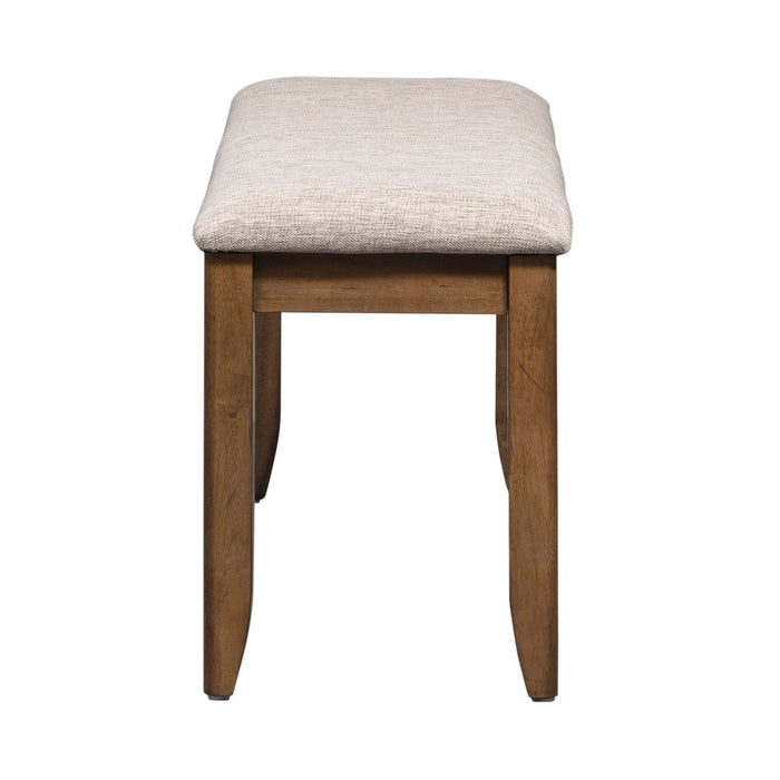 Santa Rosa II Upholstered Bench in Antique Honey - Furniture House (VA)