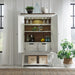 River Place Bar Cabinet in Riverstone White & Tobacco EST SHIP TIME APPX 4 WEEKS - Furniture House (VA)