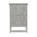River Place Bar Cabinet in Riverstone White & Tobacco EST SHIP TIME APPX 4 WEEKS - Furniture House (VA)