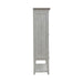 River Place Bar Cabinet in Riverstone White & Tobacco EST SHIP TIME APPX 4 WEEKS - Furniture House (VA)