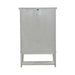 River Place Bar Cabinet in Riverstone White & Tobacco EST SHIP TIME APPX 4 WEEKS - Furniture House (VA)