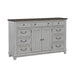 River Place 9 Drawer Dresser in Riverstone White and Tobacco - Furniture House (VA)